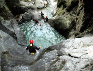 Canyoning en Ecole de ski